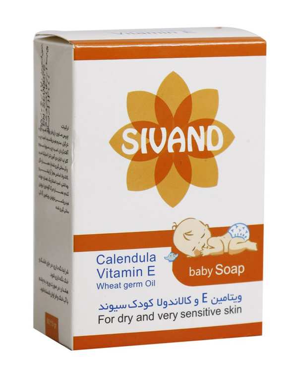 صابون بچه سیوند Sivand حاوی ویتامین E و کالاندولا ۹۰ گرم