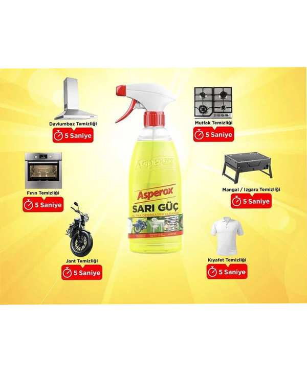 اسپری پاک کننده روغن اسپروکس Asperox حجم 1000ml - تصویر 3