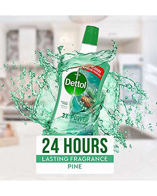 محلول ضد عفونی کننده سطوح دتول Dettol مدل 3X Power با رایحه کاج 900ml - تصویر 3