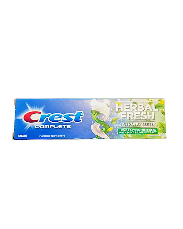 خمیر دندان کرست Crest سری Herbal Fresh مدل Strong Teeth حجم 100ml