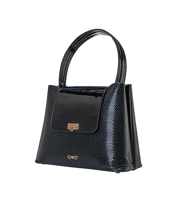 کیف زنانه دوشی مشکی صاد Saad مدل AY9005 - تصویر 3