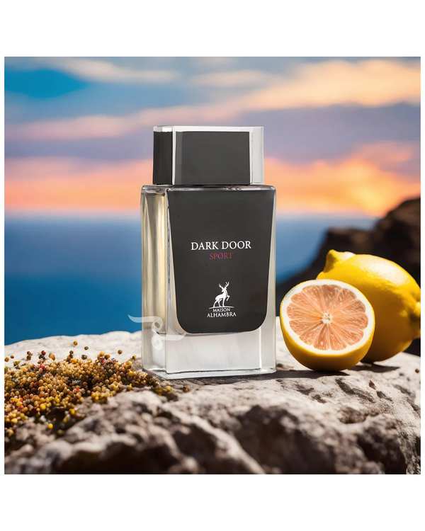 عطر مردانه الحمبرا Dark Door Intense 100ml EDP Alhambra - تصویر 2