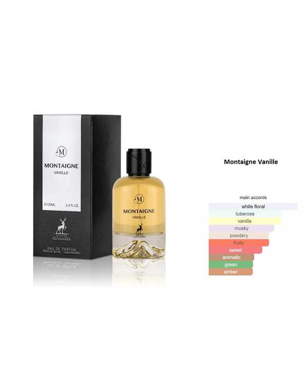 عطر زنانه الحمبرا Montaigne Vanille 100ml EDP Alhambra - تصویر 2