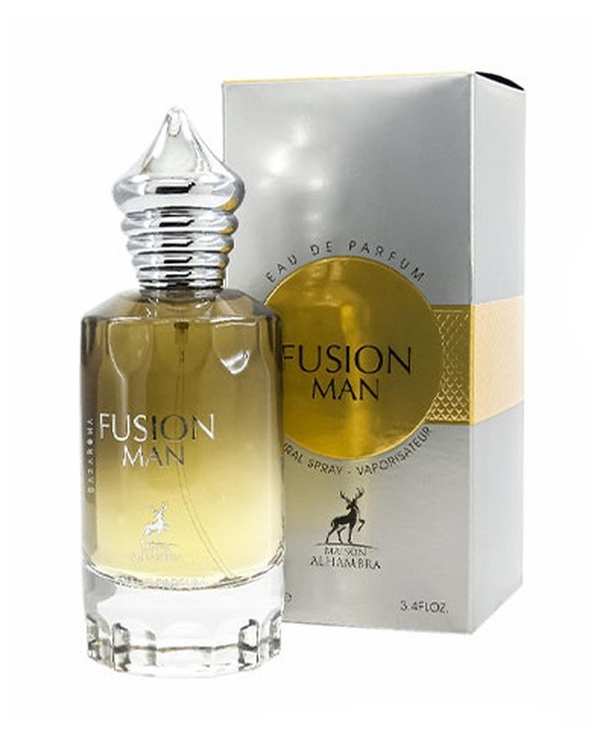 عطر مردانه الحمبرا Fusion Man 100ml EDP Alhambra - تصویر 2