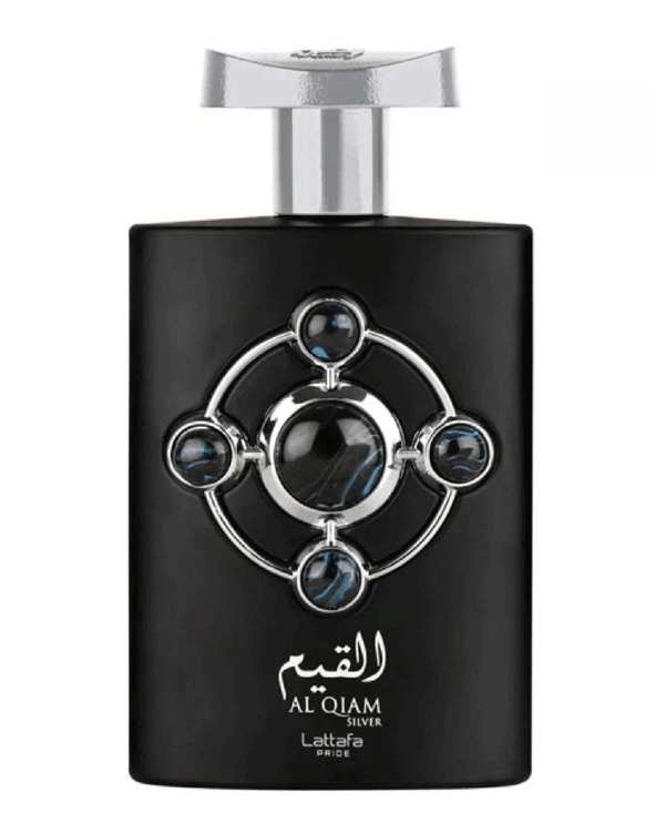 عطر مردانه القیم سیلور نقره ای لطافه پراید Al Qiam EDP 100ml Lattafa Pride