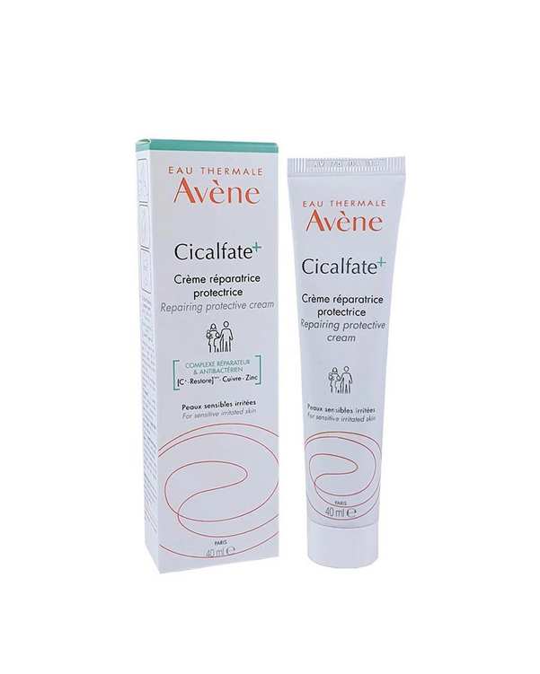 کرم ترمیم کننده فوری پوست اون Avene مدل Cicalfate plus Repair Cream حجم 40ml