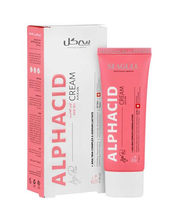 کرم آلفاسید ضد چروک سی گل Seagull مدل Alphacid حجم 40ml