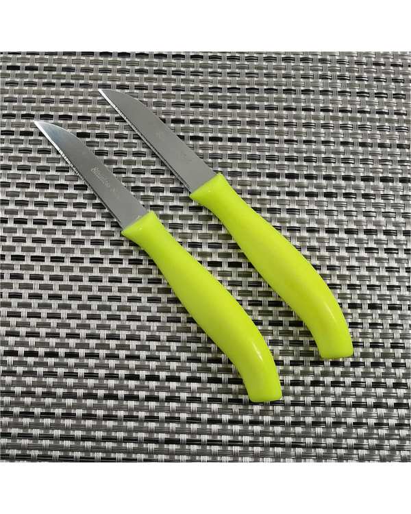 کارد میوه خوری زرد نایف استار Knife Star مدل فلور بسته 12 عددی - تصویر 2