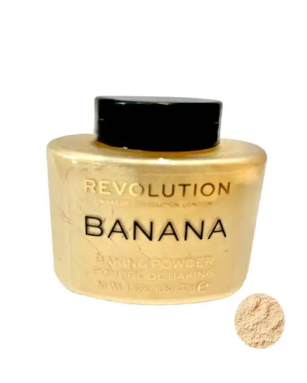 پودر تثبیت کننده آرایش رولوشن Revolution مدل Banana