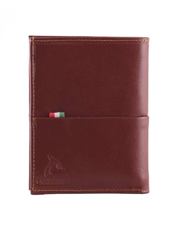 کیف پول مردانه کد DM80 عسلی چرم بارز Charm Barez