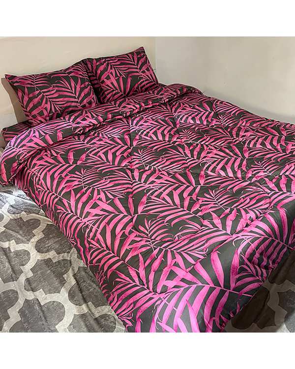 سرویس خواب دو نفره 4 تکه صورتی مانیکا هوم Monica Home مدل هاوایی کد 01