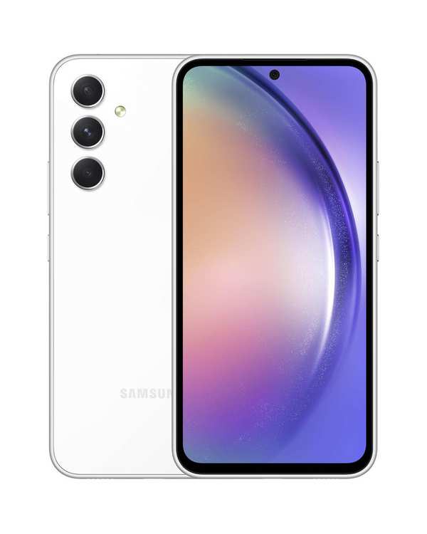 گوشی موبایل سامسونگ مدل Galaxy A54 5G دو سیم کارت ظرفیت 128 گیگابایت و رم 8 گیگابایت سفید