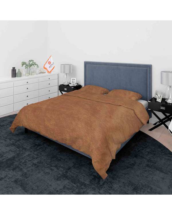 روتختی دو نفره 4 تکه ترک عرض 160 قهوه ای روشن چیداری Chidary طرح پتینه