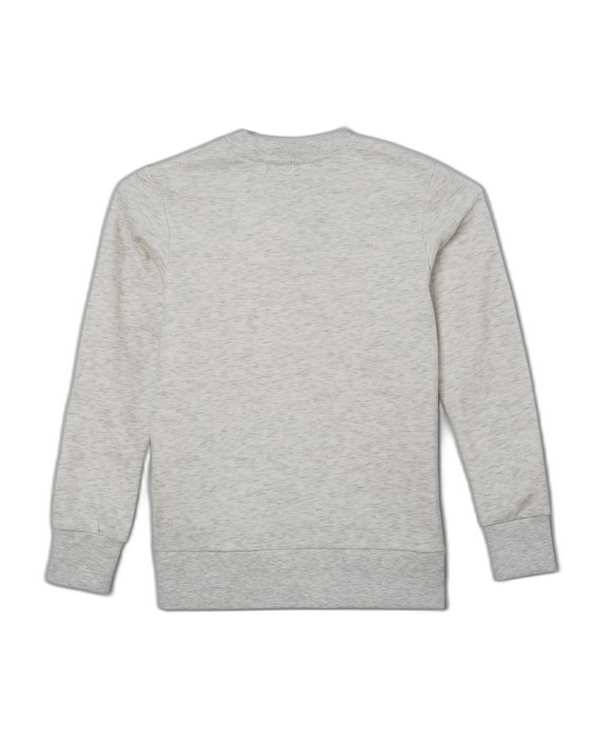 سویشرت پسرانه سفید طوسی ملانژ کیدز پرو Kids Pro مدل Jack&Jones - تصویر 4