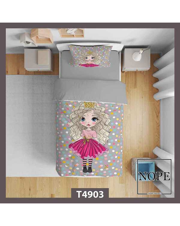 روتختی کودک یک نفره 5 تکه نوپه هوم Nopehome طرح دختر کد T4903