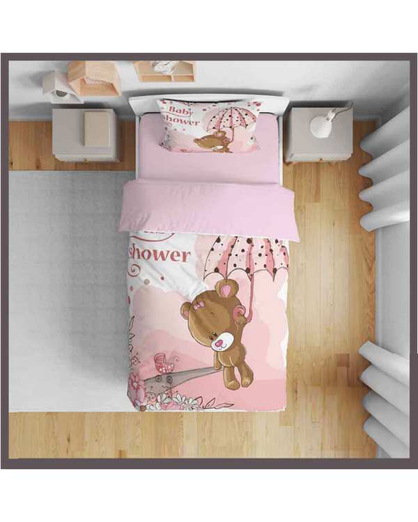 روتختی بچگانه یک نفره 5 تکه نوپه هوم Nopehome طرح خرس کد T4951