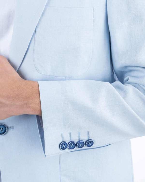 کت مردانه آبی روشن آر ان اس RNS کد 12121770 - تصویر 4