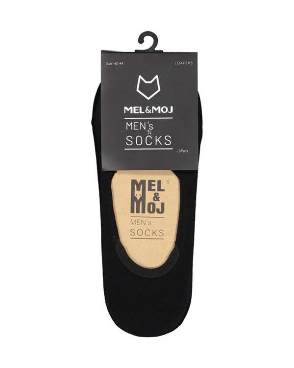جوراب مردانه مشکی مل اند موژ Mel & Moj کد M06491-001 بسته 3 عددی - تصویر 3