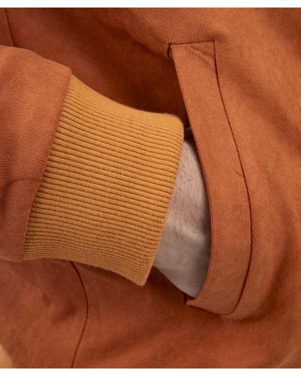 کاپشن مردانه آجری تیره آر ان اس RNS کد 12141865 - تصویر 4