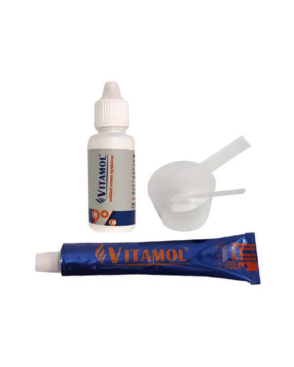 کیت رنگ ابرو ویتامول شماره B قهوه ای روشن 30ml - تصویر 6