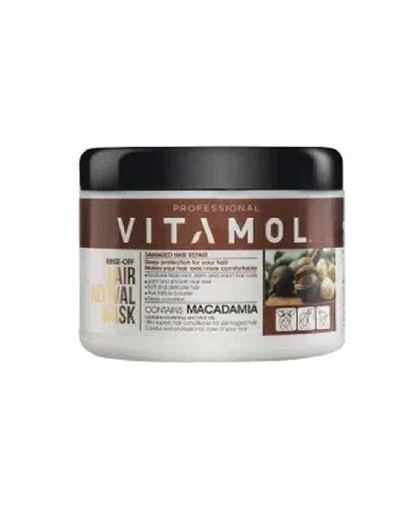 ماسک مو با آبکشی ویتامول Vitamol حاوی روغن ماکادمیا 500ml