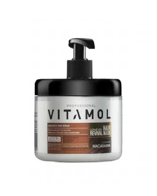 ماسک مو بدون آبکشی ویتامول Vitamol حاوی روغن ماکادمیا 500ml