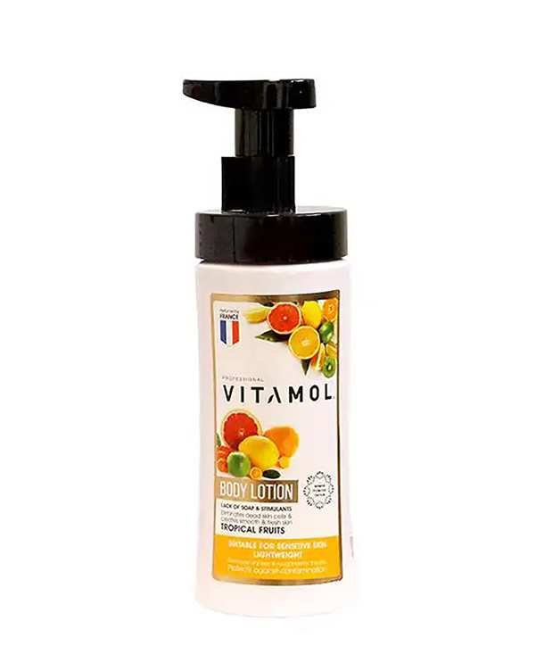لوسیون بدن ویتامول Vitamol با رایحه میوه های استوایی 300ml