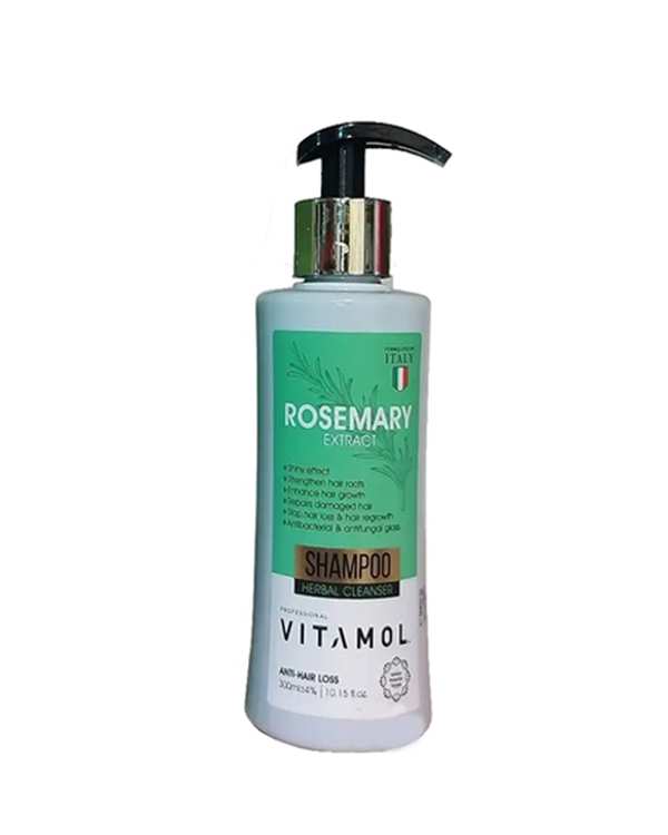 شامپو تقویت کننده مو ویتامول Vitamol حاوی رزماری