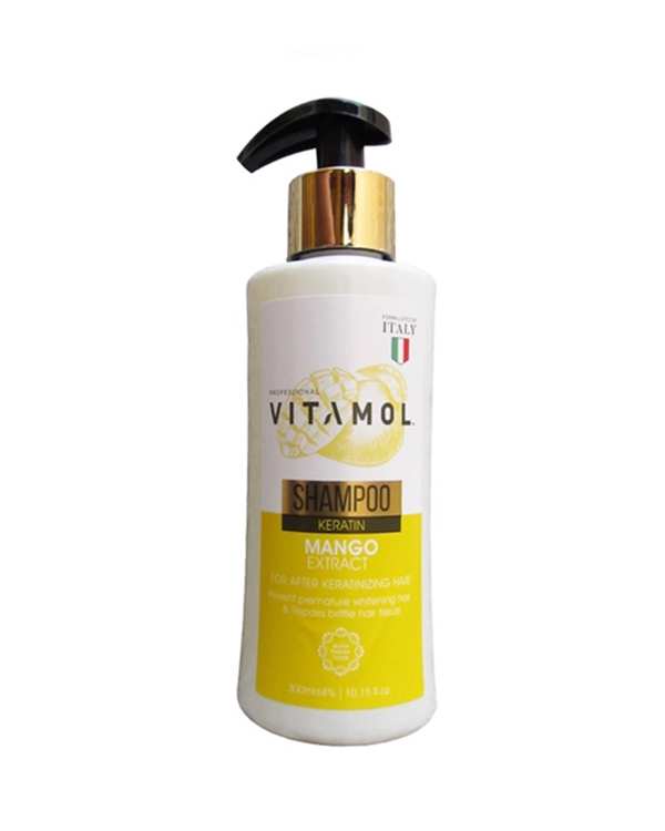 شامپو موهای کراتینه ویتامول Vitamol حاوی عصاره انبه