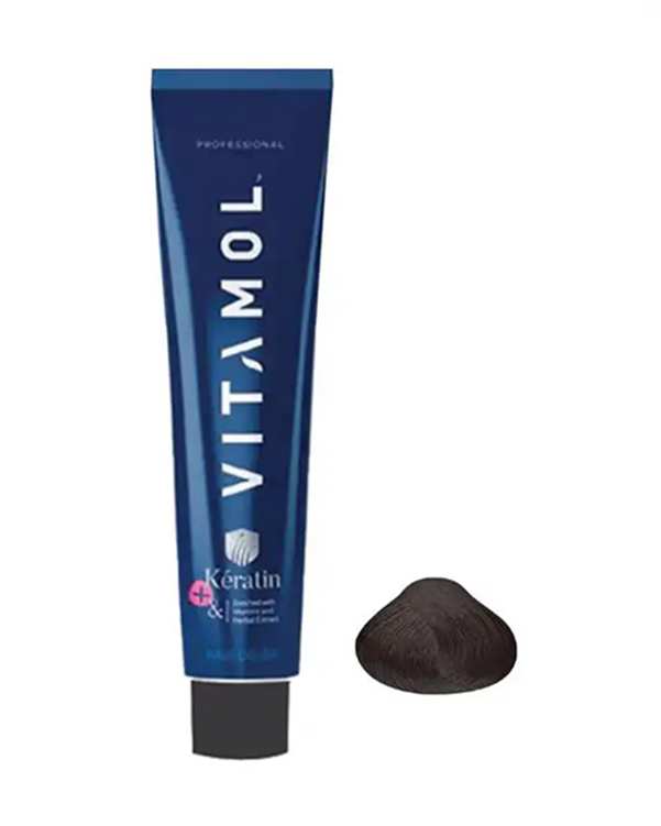رنگ مو مردانه ویتامول Vitamol رنگ مشکی طبیعی 120m