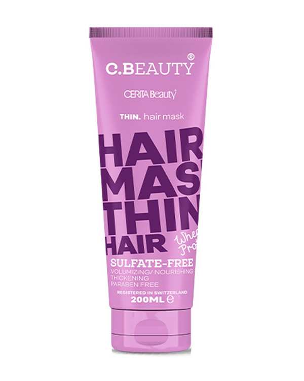 ماسک موهای نازک و کم حجم بدون سولفات سریتا بیوتی Cerita Beauty حجم 200 میلی لیتر