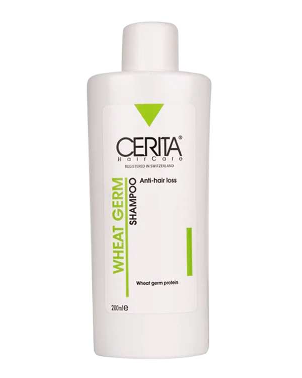 شامپو ضد ریزش مو سریتا Cerita حاوی عصاره جوانه گندم 200ml