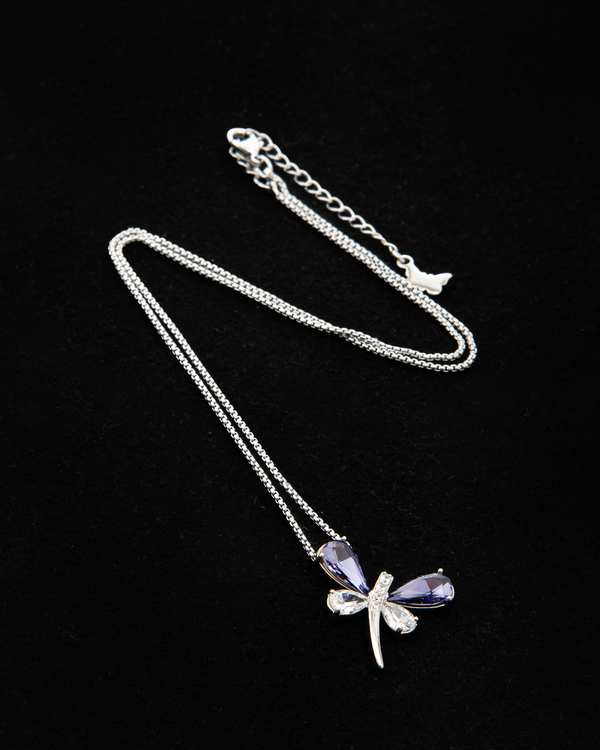 گردنبند سنجاقک طرح سواروسکی SWAROVSKI - تصویر 2