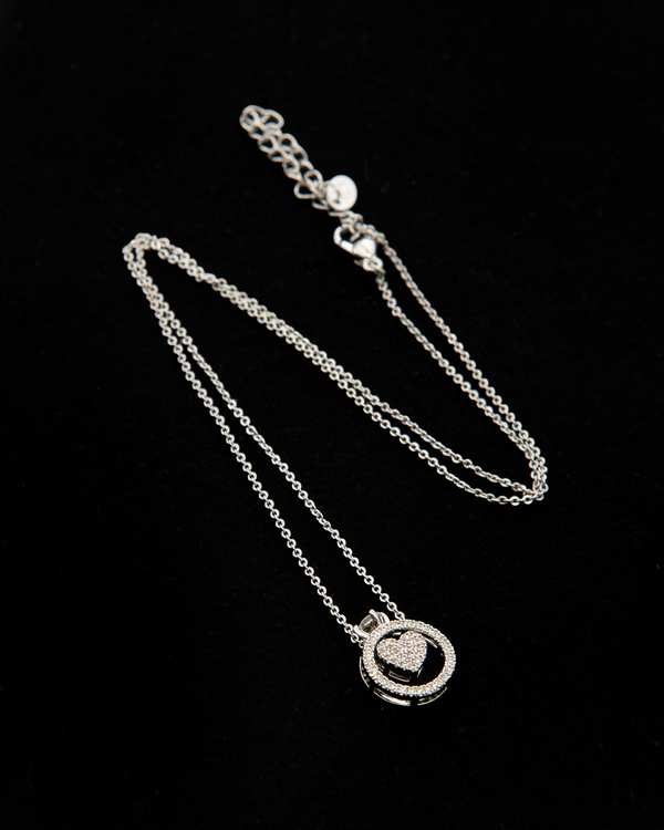 گردنبند حلقه و نگین وسط طرح سواروسکی SWAROVSKI - تصویر 2