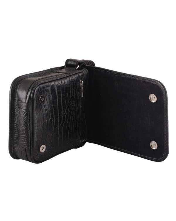 کیف چرم دوشی مشکی چرم بارز Charm Barez مدل DG26.KO - تصویر 4