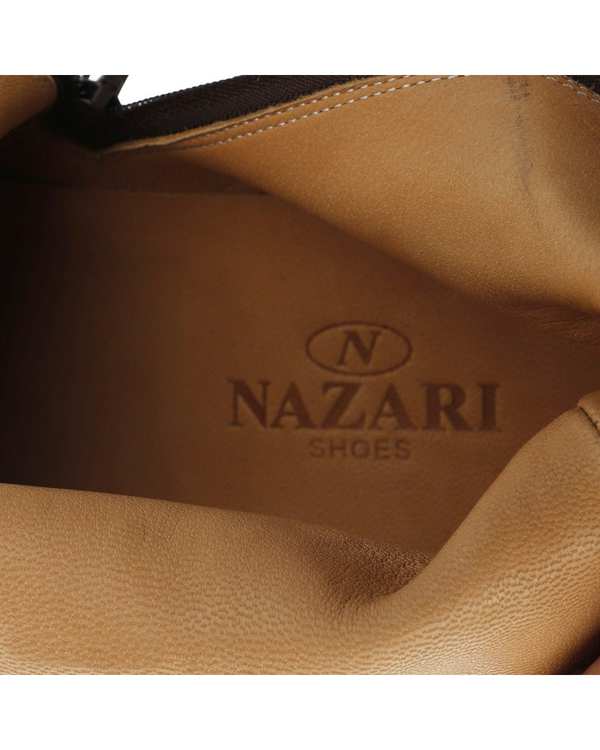 نیم بوت چرم مردانه قهوه ای نظری Nazari مدل SM03 - تصویر 3