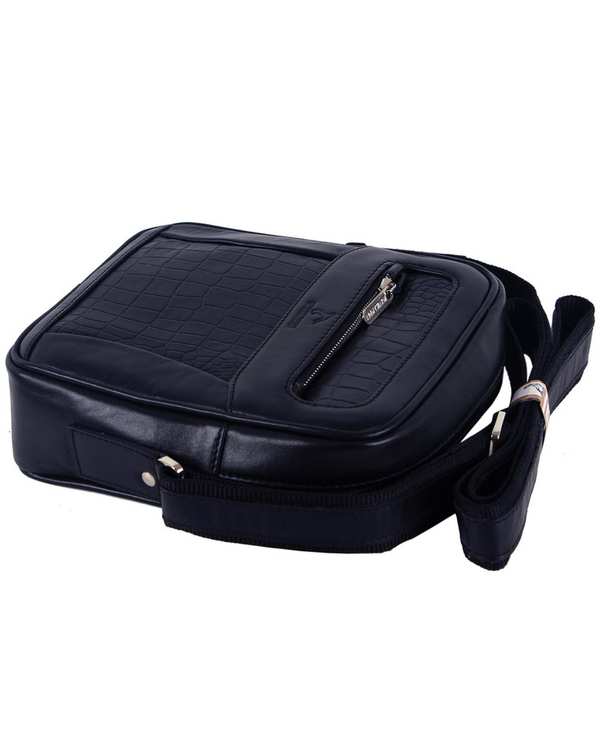 کیف چرم دوشی مشکی چرم بارز Charm Barez مدل DG67 - تصویر 4