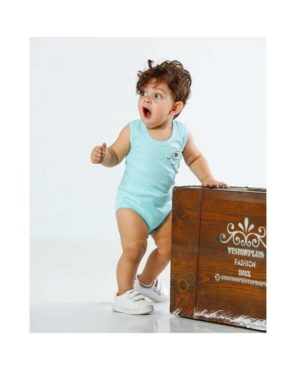 بادی نوزادی آبی فیروزه ای اسپیکو SPCO مدل تیفانی - تصویر 3