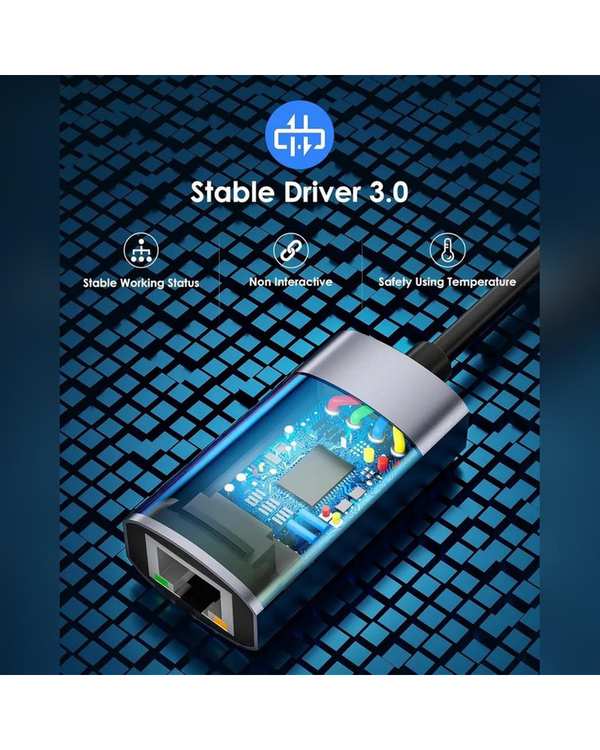 مبدل USB به RJ45 لنشن Lention مدل HU604 خاکستری - تصویر 6