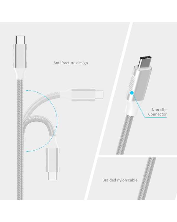 مبدل USB-C به VGA لنشن Lention مدل CU604 خاکستری - تصویر 2