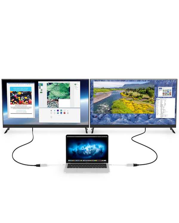 مبدل USB-C به VGA لنشن Lention مدل CU604 خاکستری - تصویر 6