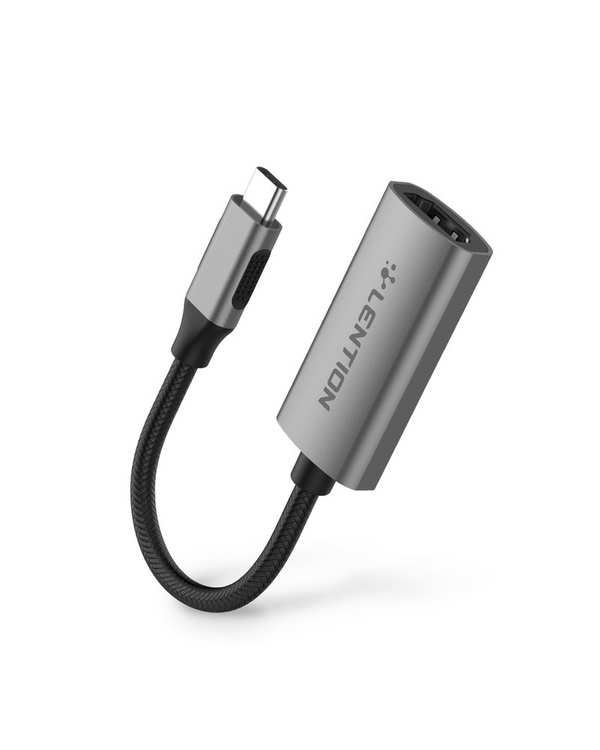 مبدل USB-C به HDMI لنشن Lention مدل CU607H خاکستری - تصویر 2