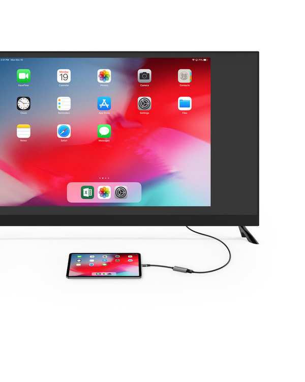 مبدل USB-C به HDMI لنشن Lention مدل CU607H خاکستری - تصویر 11
