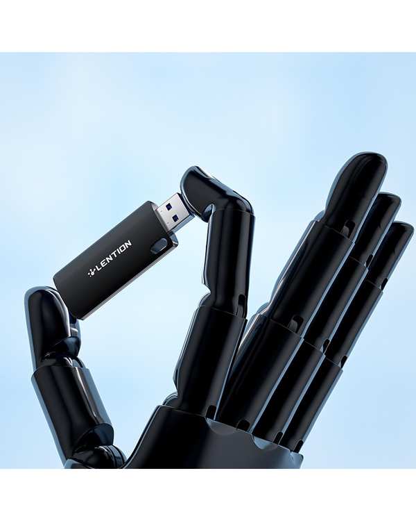 مبدل HDMI به USB لنشن Lention مدل V20 مشکی - تصویر 4