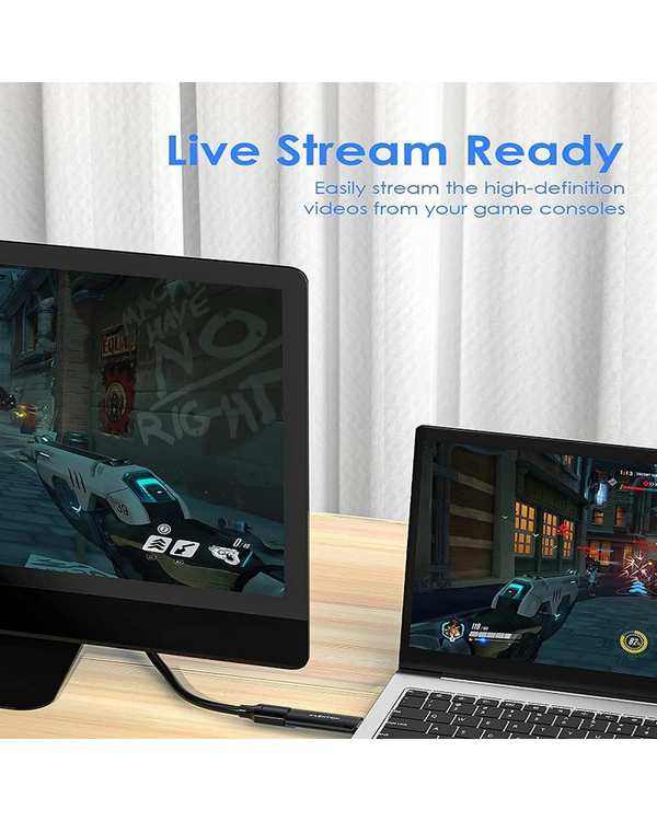 مبدل HDMI به USB لنشن Lention مدل V20 مشکی - تصویر 8