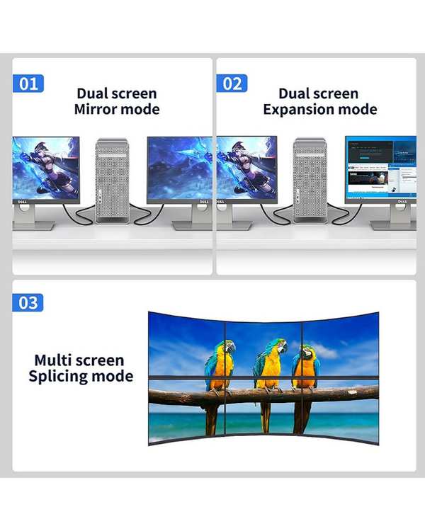 کابل HDMI لنشن Lention مدل HH21-V2.1-8K طول 1 متر - تصویر 10