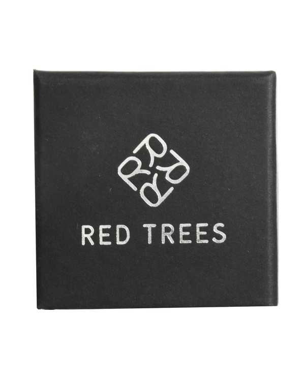 گوشواره روکش طلا مربع مدل Red Trees طرح سواروسکی SWAROVSKI - تصویر 4