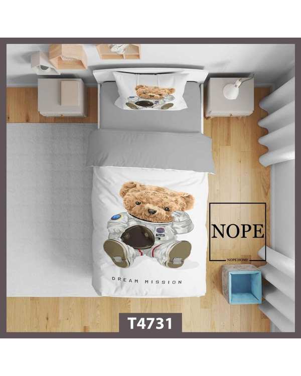 روتختی کودک یک نفره 5 تکه نوپه هوم Nopehome طرح خرس کد T4731