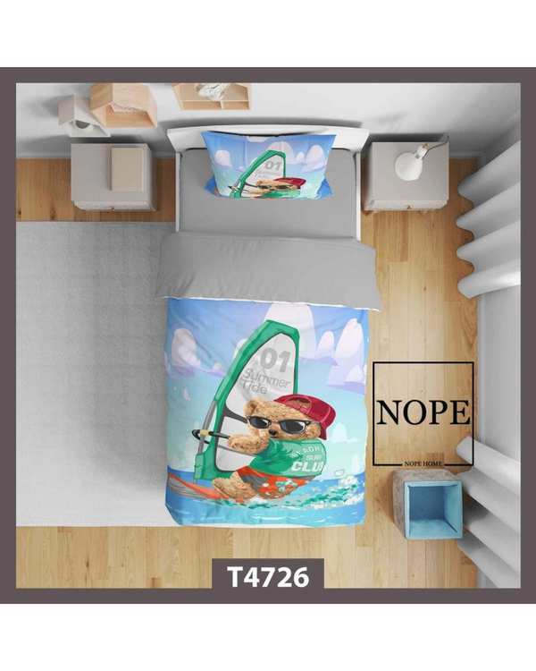 روتختی کودک یک نفره 5 تکه نوپه هوم Nopehome طرح خرس کد T4726