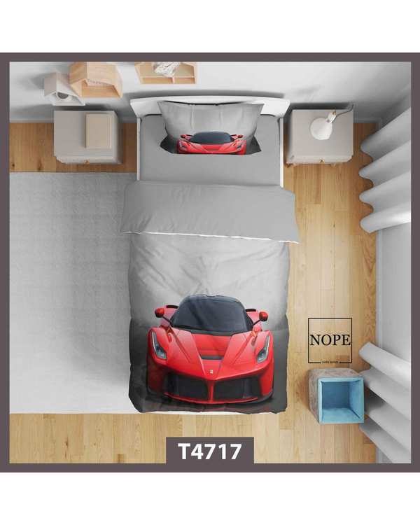 روتختی کودک یک نفره 5 تکه نوپه هوم Nopehome طرح ماشین کد T4717